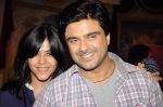 Samir Soni,Ekta Kapoor on the sets of Parichay - Nayee Zindagi Kay Sapno Ka in Mumbai on 9th Aug 2012 (21).JPG